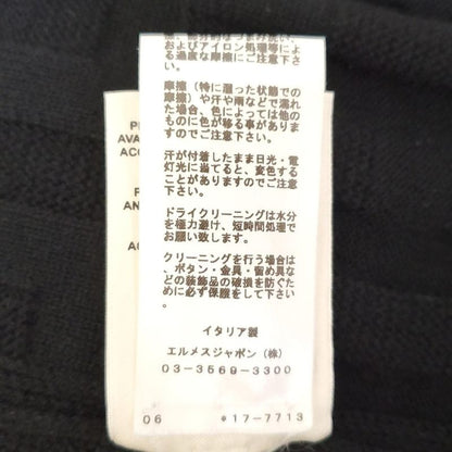 Hermes Cardigan Size 34 S Women's - Black Long Sleeve