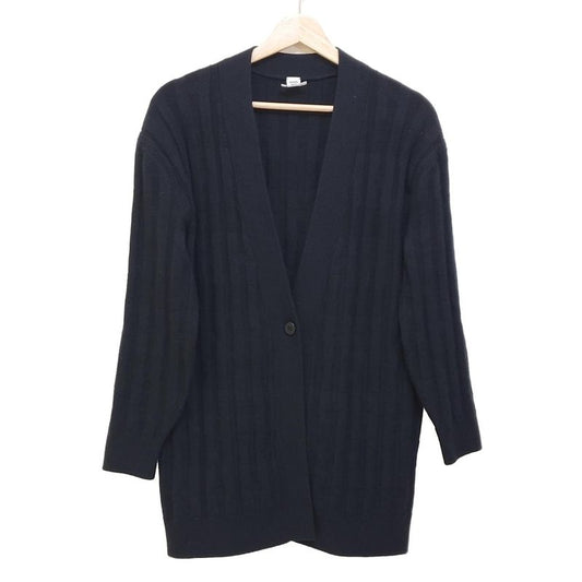 Hermes Cardigan Size 34 S Women's - Black Long Sleeve