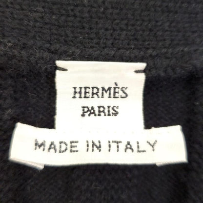 Hermes Cardigan Size 34 S Women's - Black Long Sleeve
