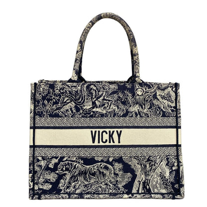 Dior/Christian Dior (Dior/Christian Dior) Tote Bag Book Tote Medium Bag/old