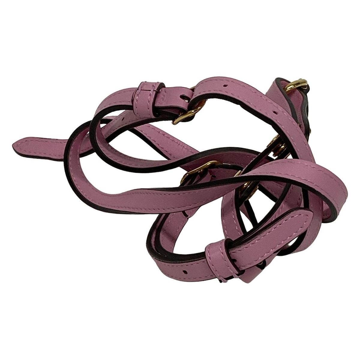 Gucci Handbag Bamboo 702106 Pink Mini Bag Leather