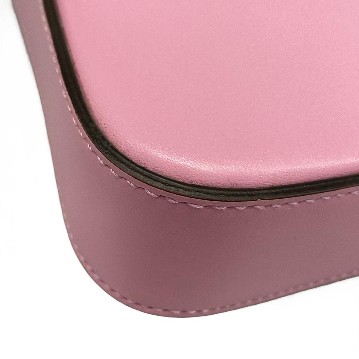 Gucci Handbag Bamboo 702106 Pink Mini Bag Leather