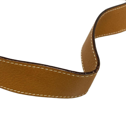 Dior/Christian Dior Shoulder Bag Saddle Bag Light Brown Leather