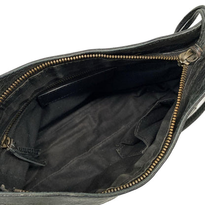 Balenciaga Shoulder Bag the Hip 242803 Dark Green Leather