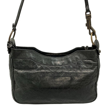 Balenciaga Shoulder Bag the Hip 242803 Dark Green Leather