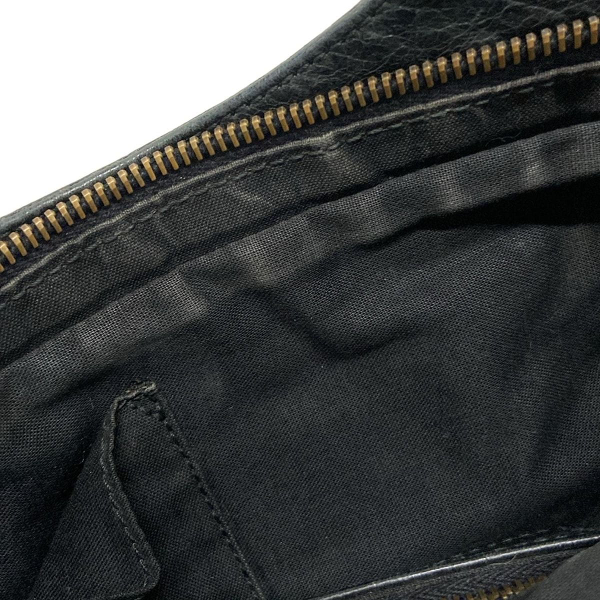 Balenciaga Shoulder Bag the Hip 242803 Dark Green Leather