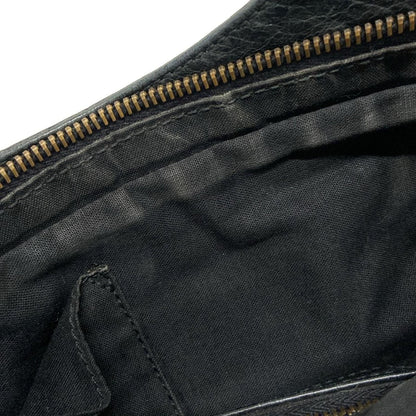 Balenciaga Shoulder Bag the Hip 242803 Dark Green Leather