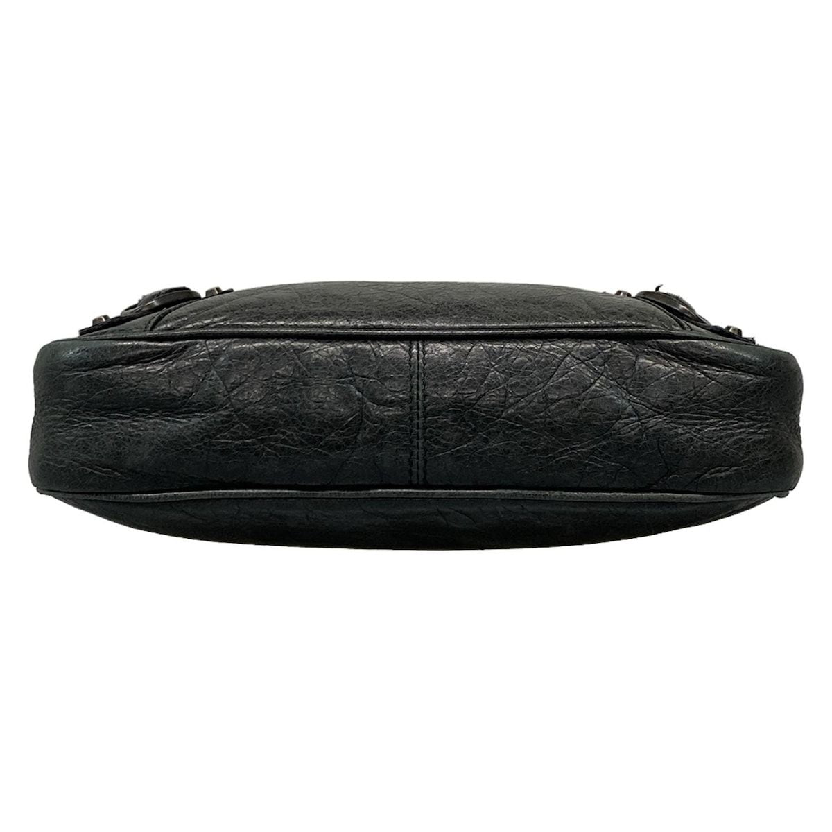 Balenciaga Shoulder Bag the Hip 242803 Dark Green Leather