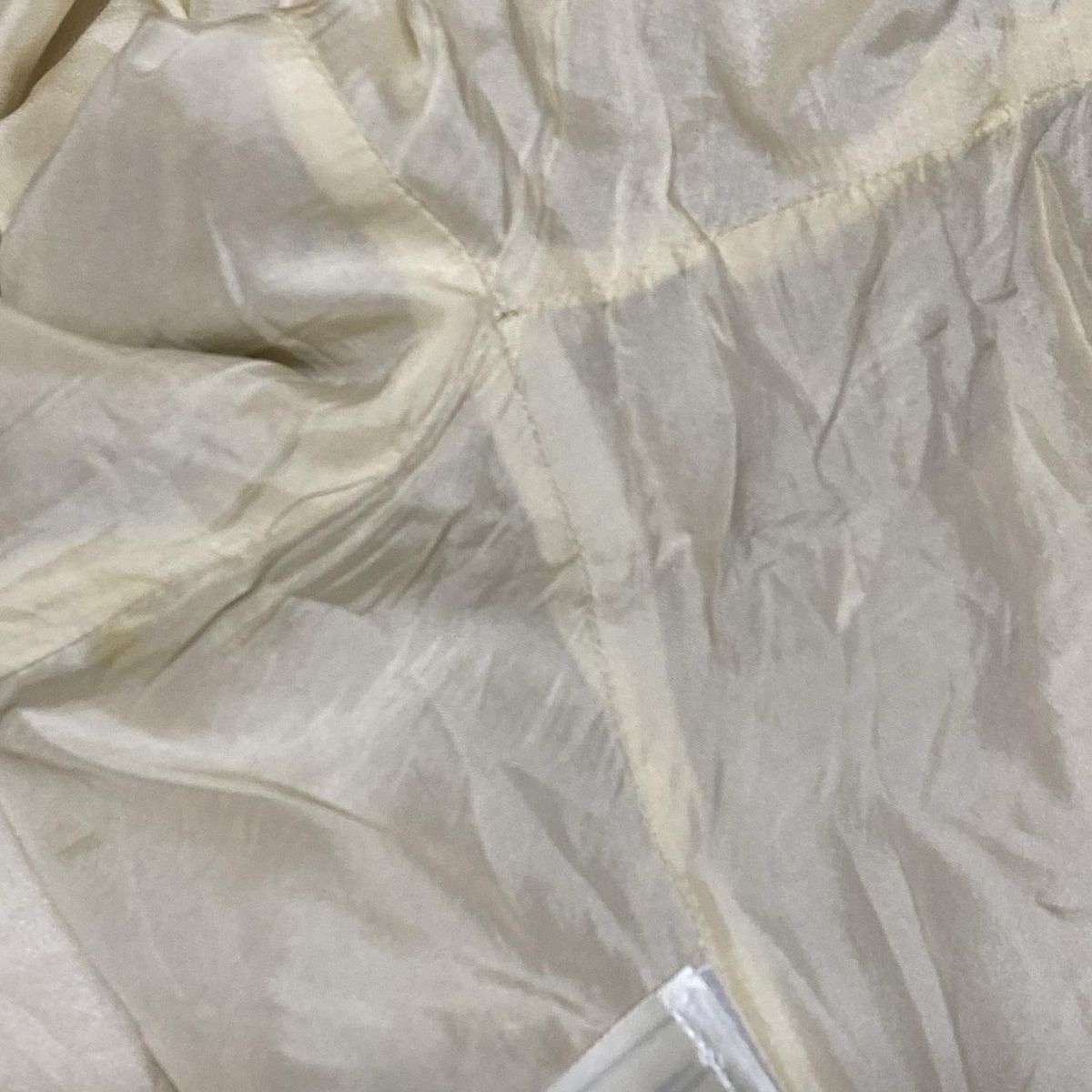 Chanel Jacket Size 46 XL Women's P16174 Beige X Ivory X Gold Long