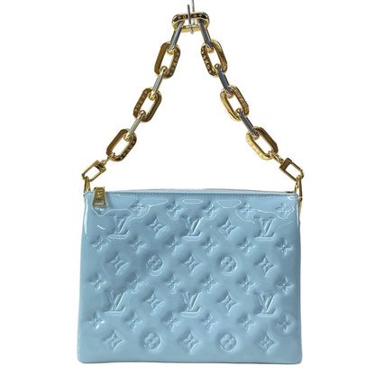 Louis Vuitton Handbag Couss in Couss in PM M24333 Blue Leather Cowhide