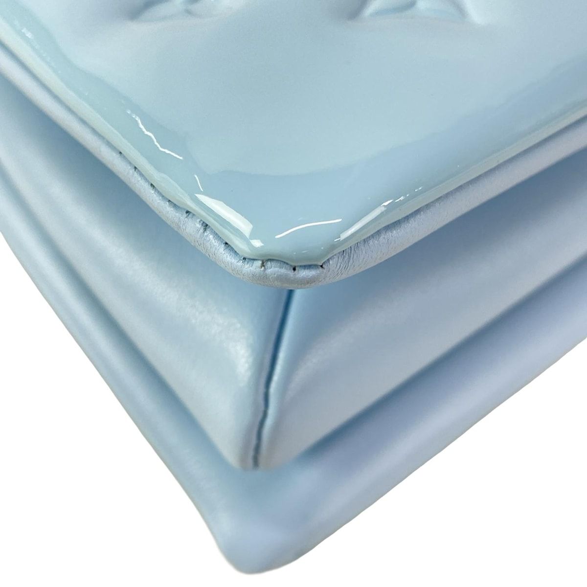 Louis Vuitton Handbag Couss in Couss in PM M24333 Blue Leather Cowhide