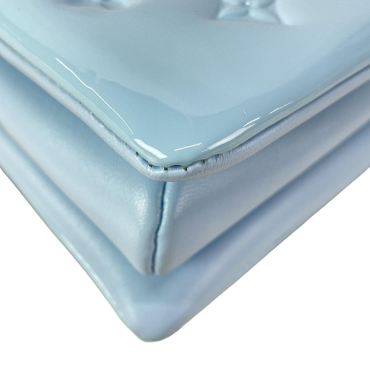 Louis Vuitton Handbag Couss in Couss in PM M24333 Blue Leather Cowhide