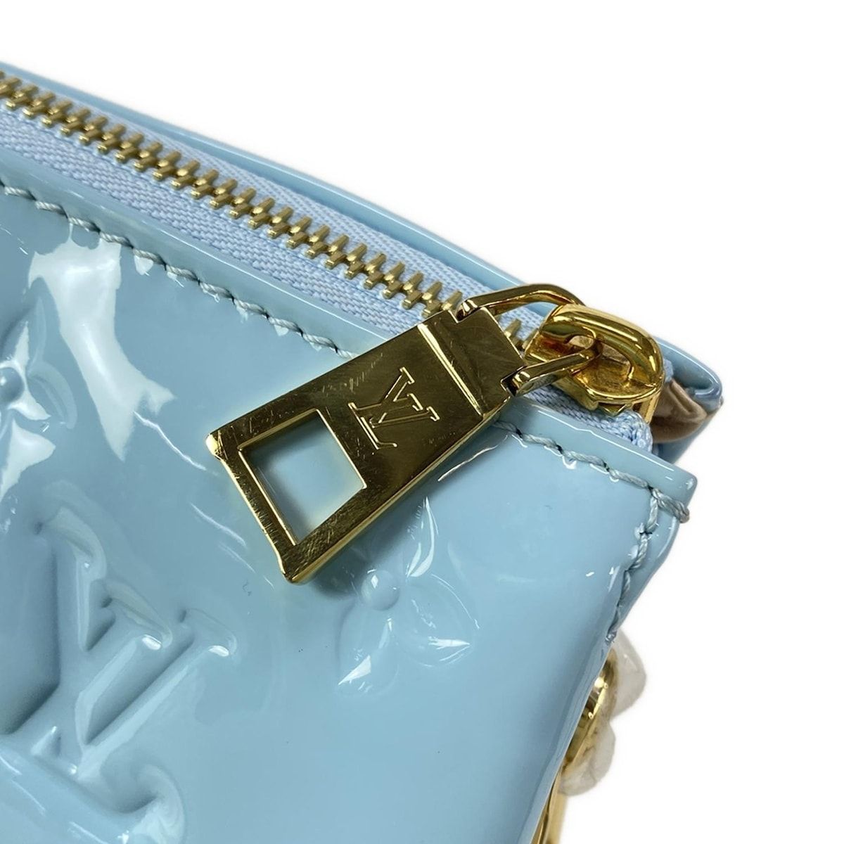 Louis Vuitton Handbag Couss in Couss in PM M24333 Blue Leather Cowhide