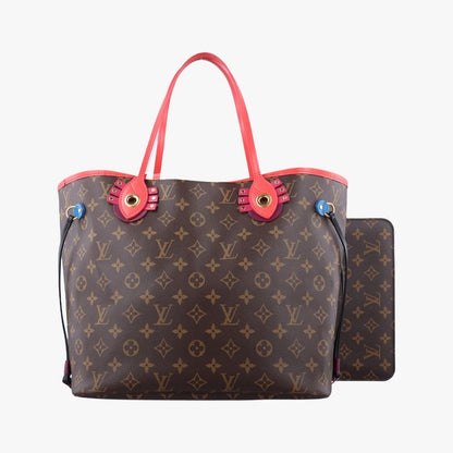 LOUIS VUITTONNeverfull MM Monogram Brown x Flamingo Monogram Canvas M41663