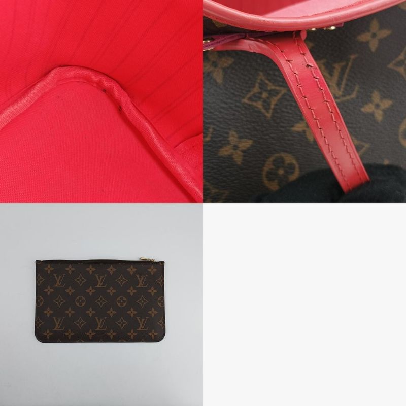 LOUIS VUITTONNeverfull MM Monogram Brown x Flamingo Monogram Canvas M41663