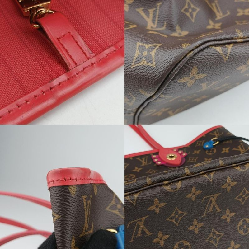 LOUIS VUITTONNeverfull MM Monogram Brown x Flamingo Monogram Canvas M41663