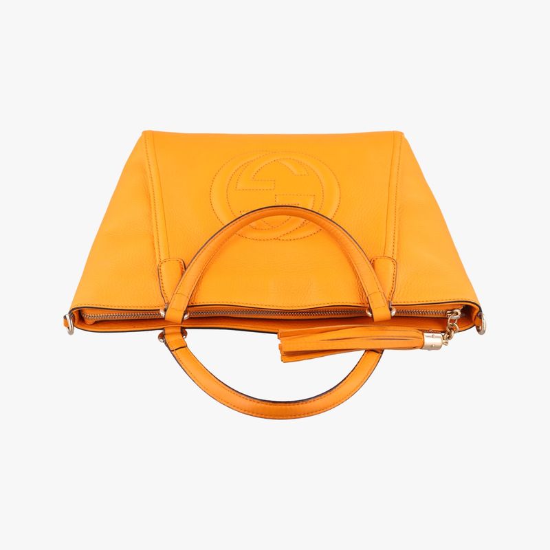 GUCCI Soho Orange Leather 369176 C018186838