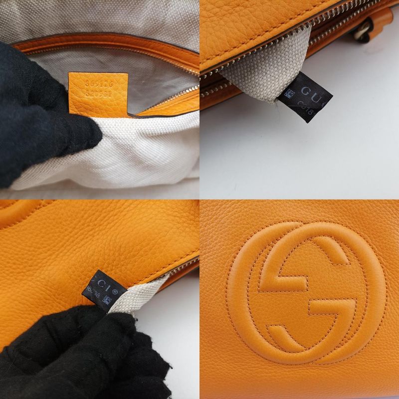 GUCCI Soho Orange Leather 369176 C018186838