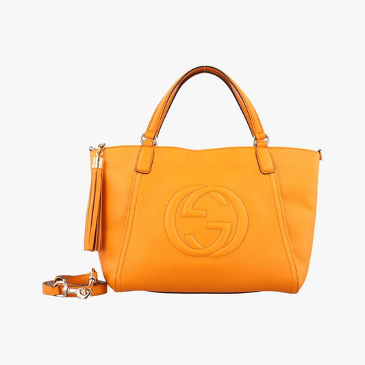 GUCCI Soho Orange Leather 369176 C018186838