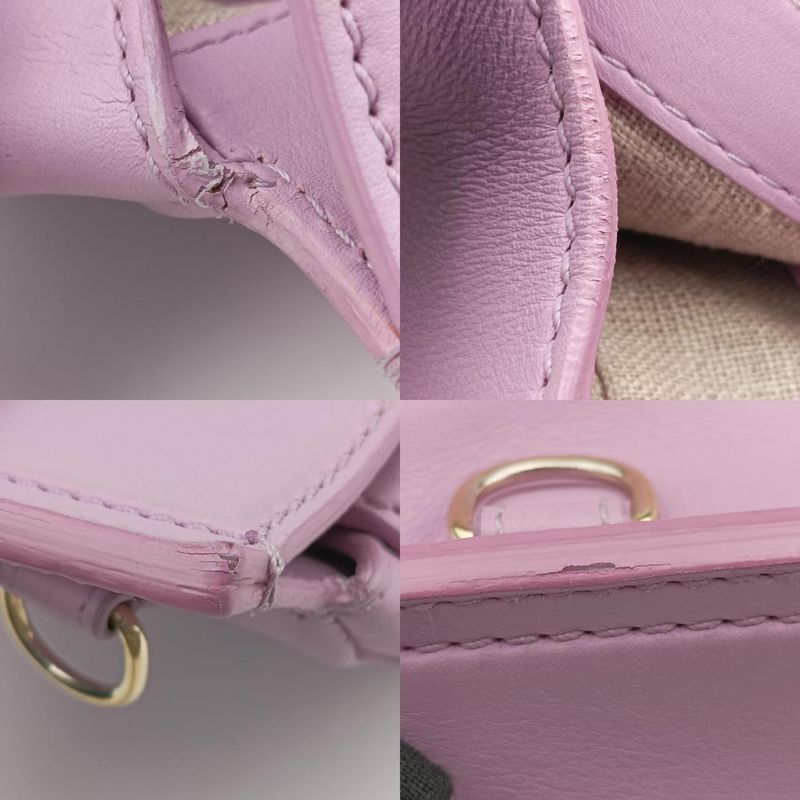 Versace (Versace) VERSACE Palazzo Empire Medusa Pink Leather CLG 177280590179