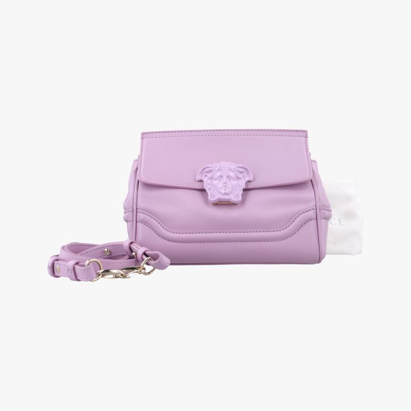 Versace (Versace) VERSACE Palazzo Empire Medusa Pink Leather CLG 177280590179