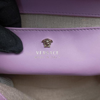 Versace (Versace) VERSACE Palazzo Empire Medusa Pink Leather CLG 177280590179