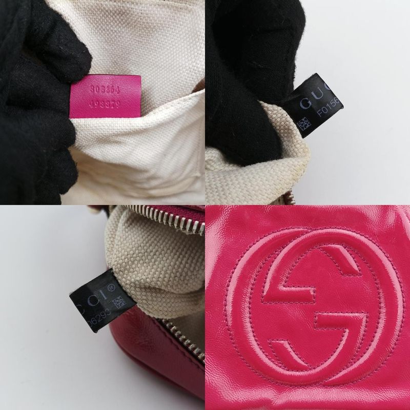 GUCCI Soho Pink Patent 308364 F015606293