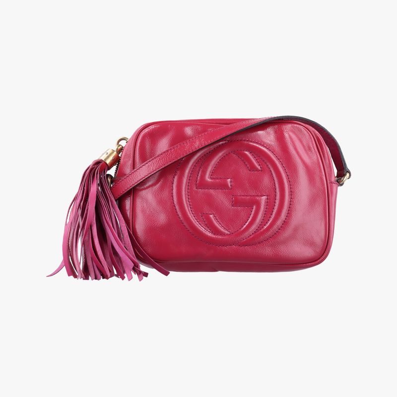 GUCCI Soho Pink Patent 308364 F015606293