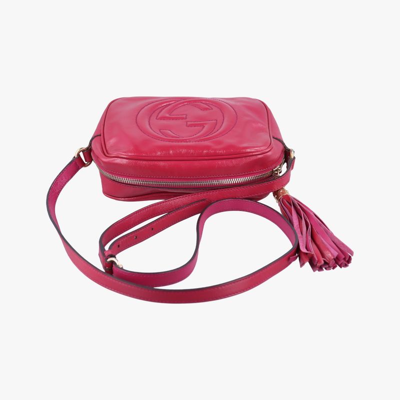 GUCCI Soho Pink Patent 308364 F015606293