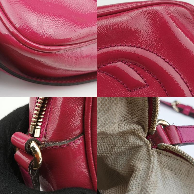 GUCCI Soho Pink Patent 308364 F015606293