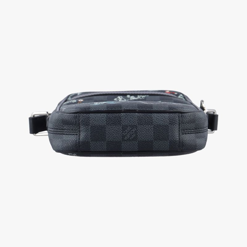 LOUIS VUITTON Danube PM NM Noir Black × Multicolor Damier Graphite N40239 FO4149