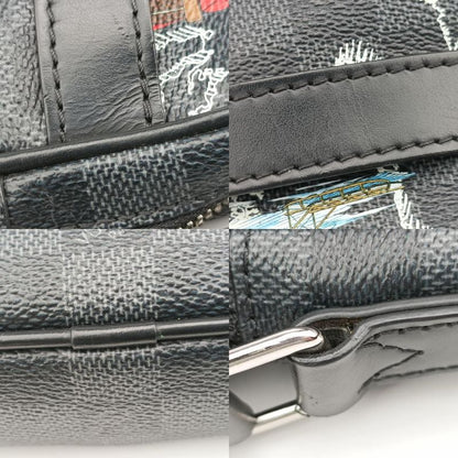 LOUIS VUITTON Danube PM NM Noir Black × Multicolor Damier Graphite N40239 FO4149