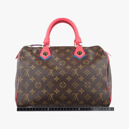 LOUIS VUITTONSpeedy 30 Monogram Brown x Flamingo Monogram Totem M41665 DU2175