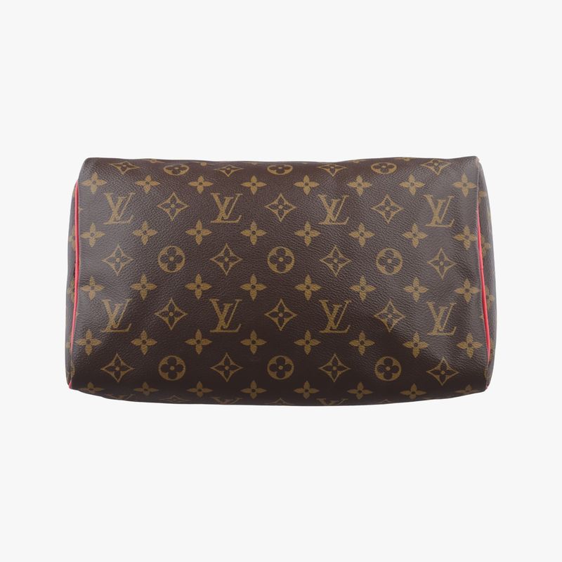 LOUIS VUITTONSpeedy 30 Monogram Brown x Flamingo Monogram Totem M41665 DU2175