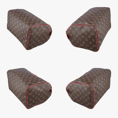 LOUIS VUITTONSpeedy 30 Monogram Brown x Flamingo Monogram Totem M41665 DU2175