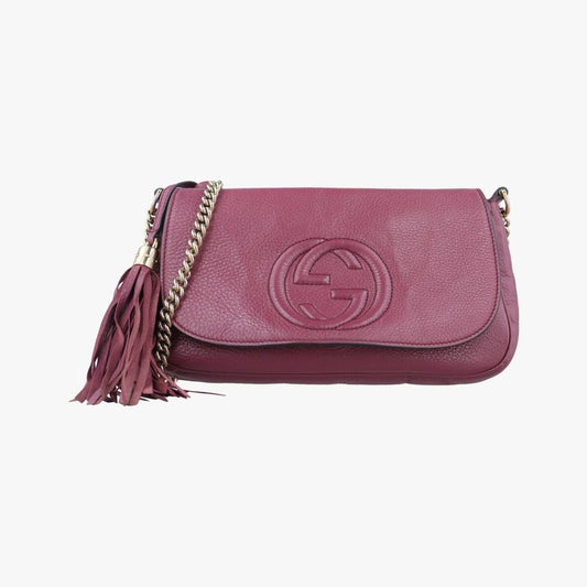 GUCCI Soho Wine Red Leather 336752 H018169045