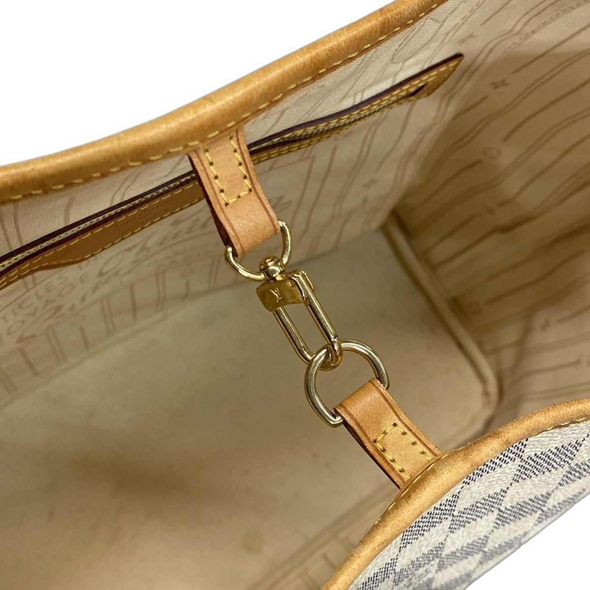 Louis Vuitton Tote Bag Damier Neverfull MM N51107 Azur