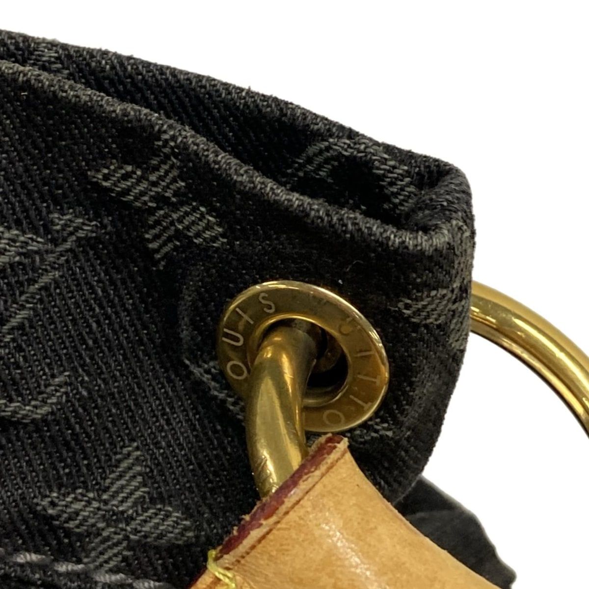 Louis Vuitton Shoulder Bag Monogram Denim Daily PM M40494 Noir