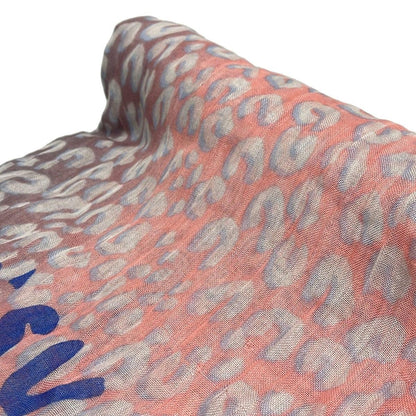 Louis Vuitton Stole (shaw L) Etole Leopard Blurry M75401 Pink X Gray X Light