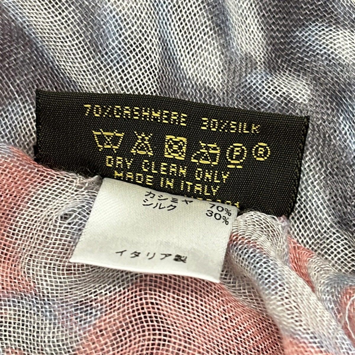 Louis Vuitton Stole (shaw L) Etole Leopard Blurry M75401 Pink X Gray X Light