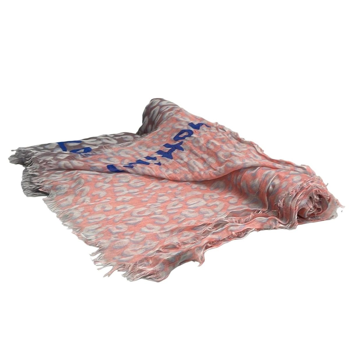 Louis Vuitton Stole (shaw L) Etole Leopard Blurry M75401 Pink X Gray X Light