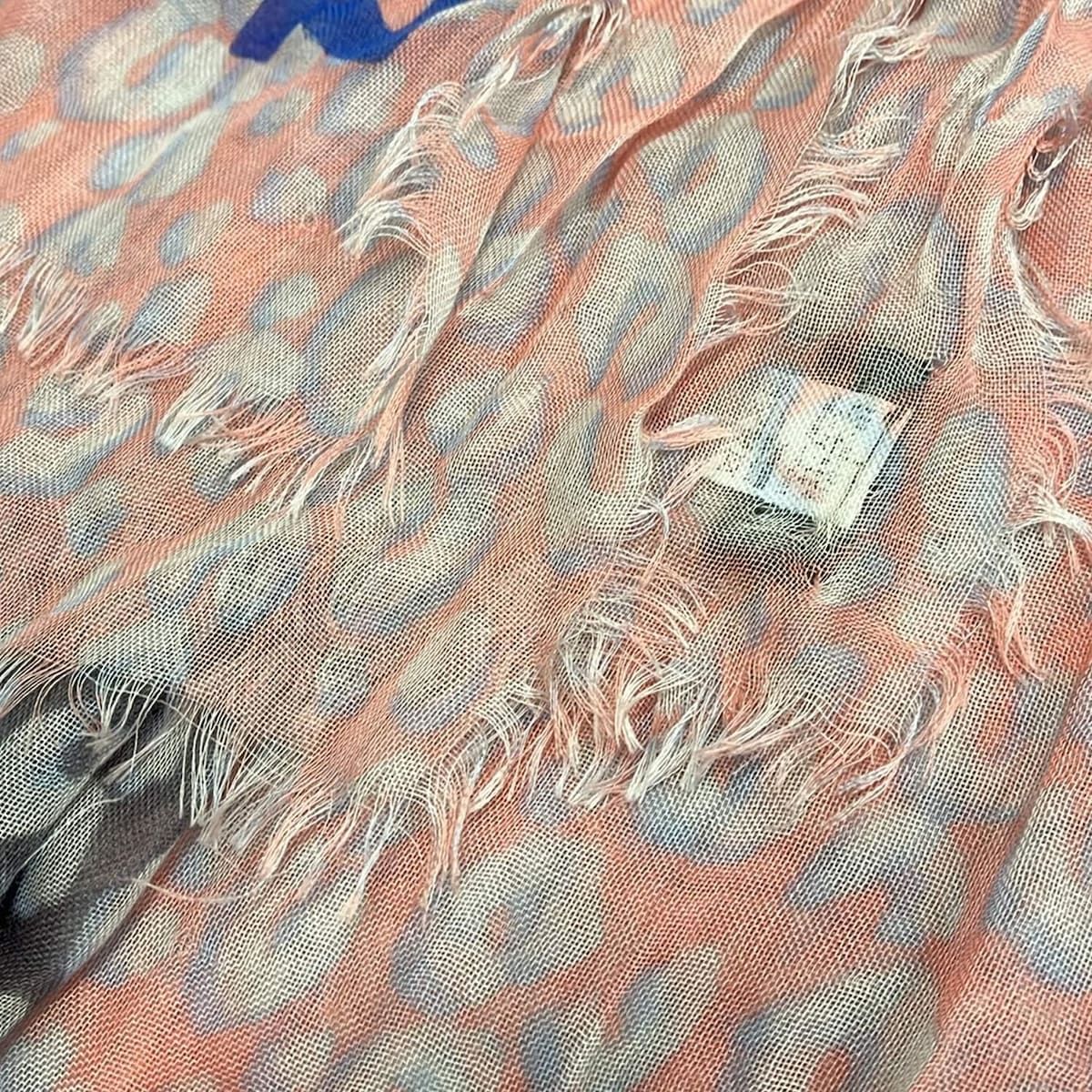 Louis Vuitton Stole (shaw L) Etole Leopard Blurry M75401 Pink X Gray X Light