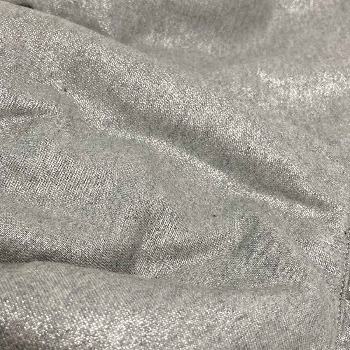 Chanel Tote Bag Melrose Cabas Silver Gray Chain Shoulder/silver Hardware Cotton