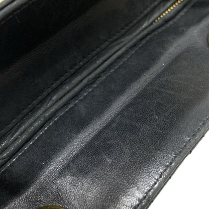 Dior/Christian Dior Handbag Lady Dior Large Bag Black Gold Hardware Lambskin