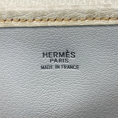 Hermes Shoulder Bag Christine White Silver Hardware