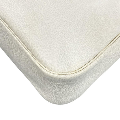 Hermes Shoulder Bag Christine White Silver Hardware