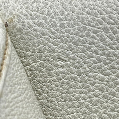 Hermes Shoulder Bag Christine White Silver Hardware