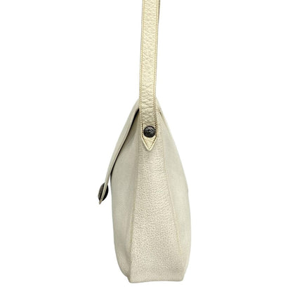 Hermes Shoulder Bag Christine White Silver Hardware