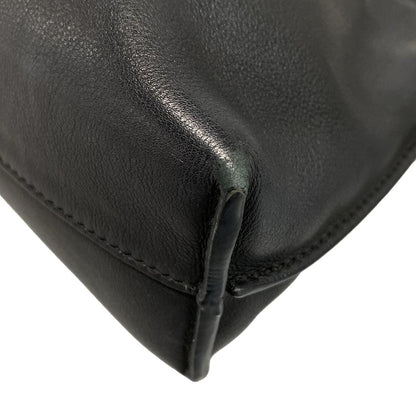 Loewe Clutch Bag Flamenco Clutch Black Leather