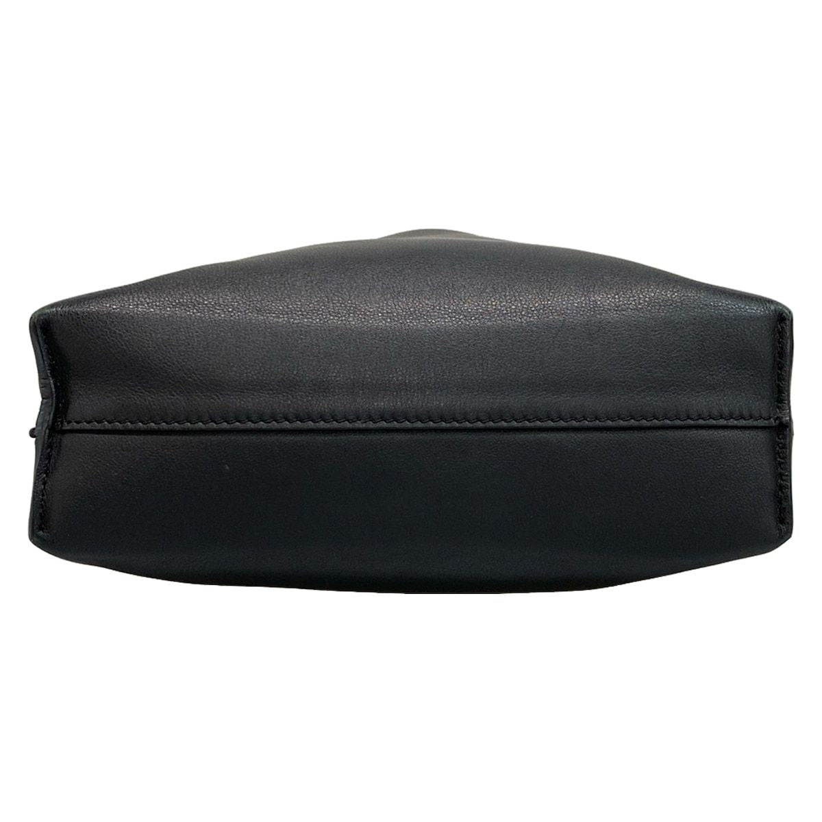 Loewe Clutch Bag Flamenco Clutch Black Leather
